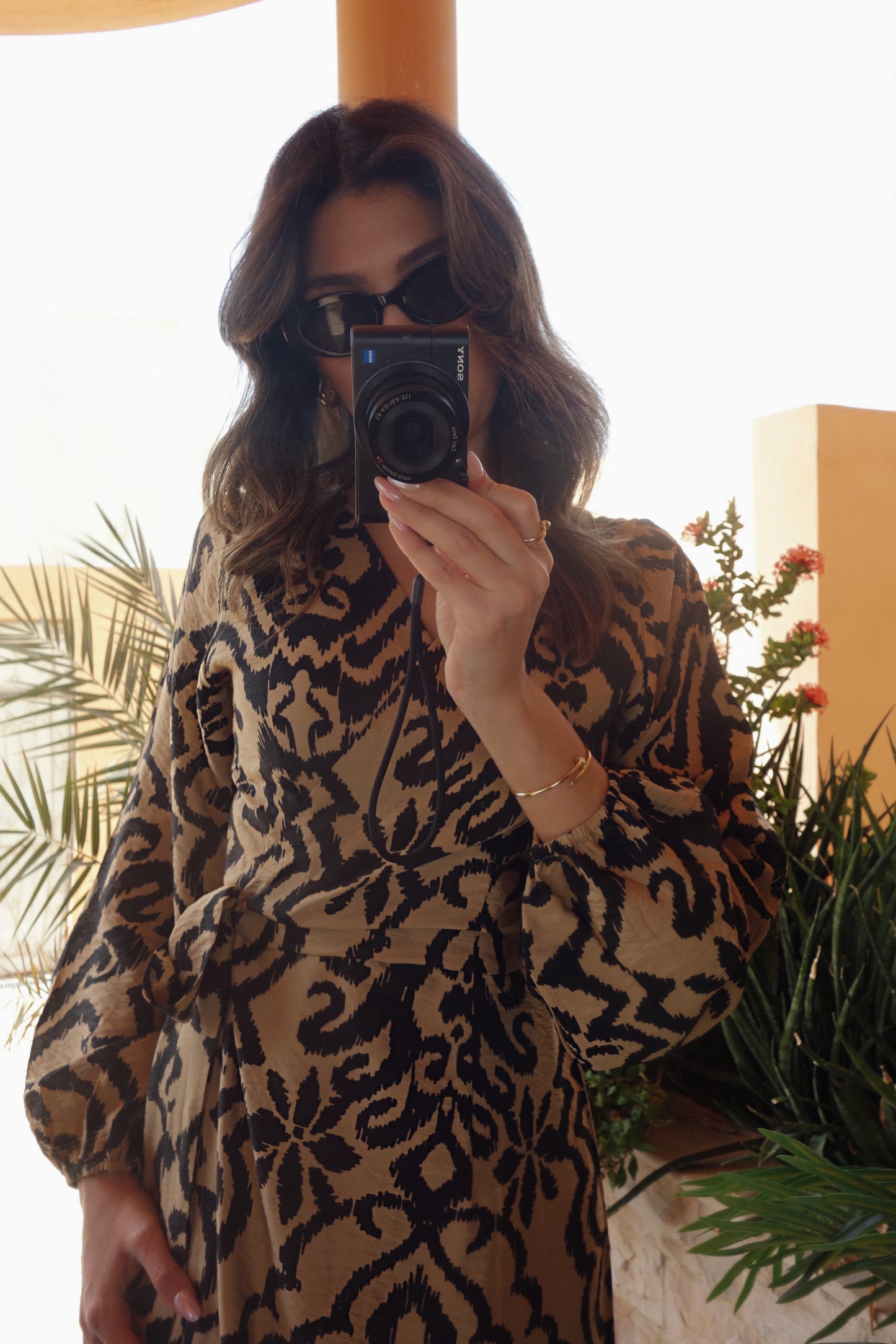 Sage Noir Wrap dress