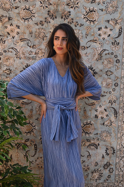 Mila Powder Blue Kaftan