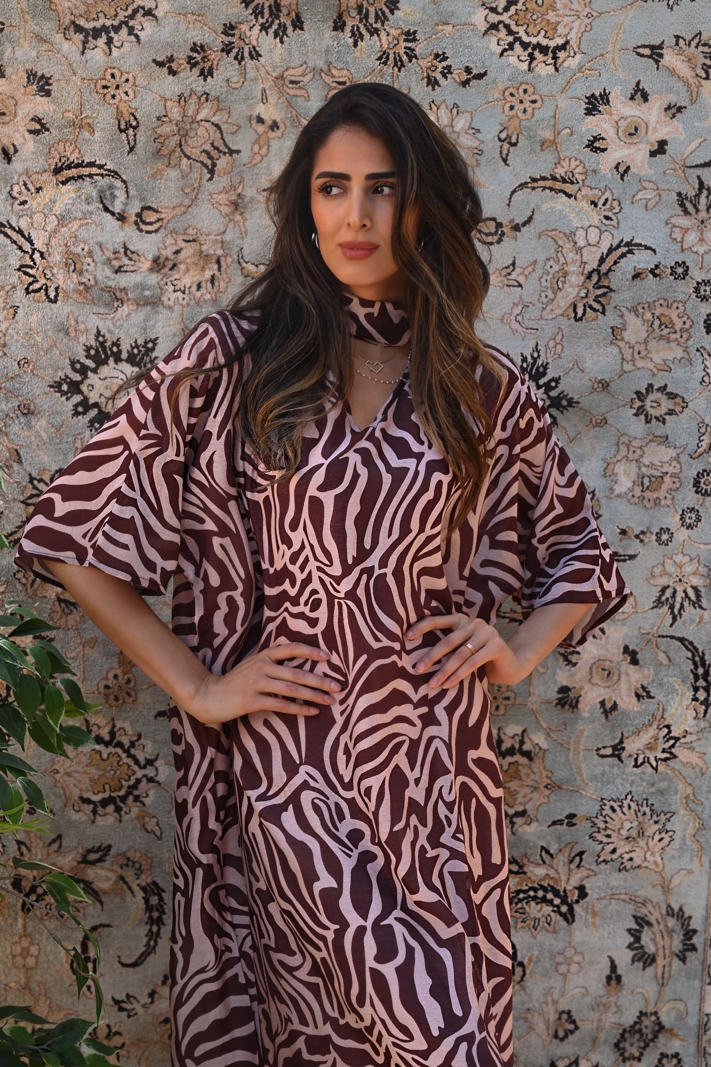 Mila Purple Kaftan