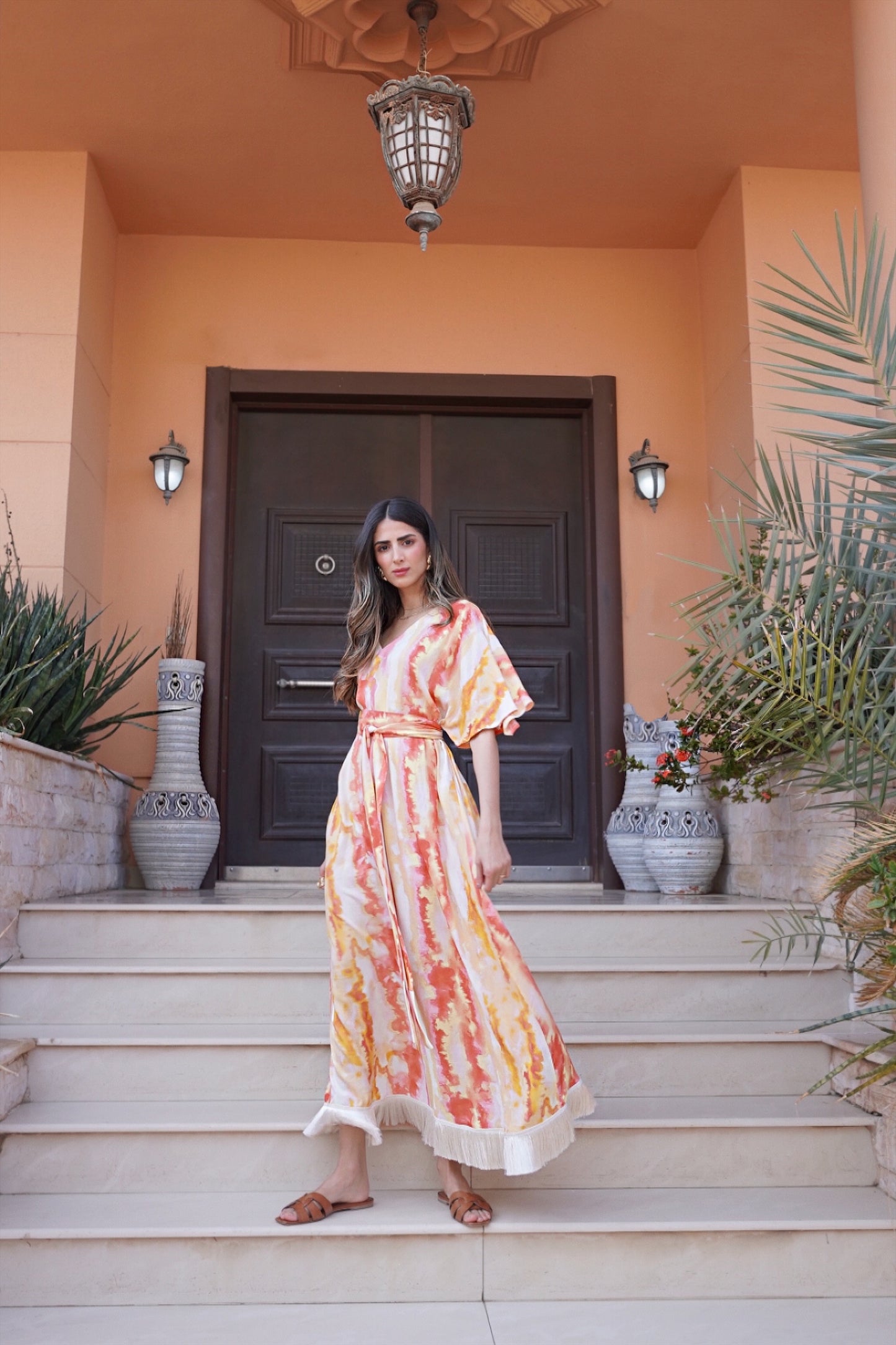 Harlow Tie Dye Kaftan