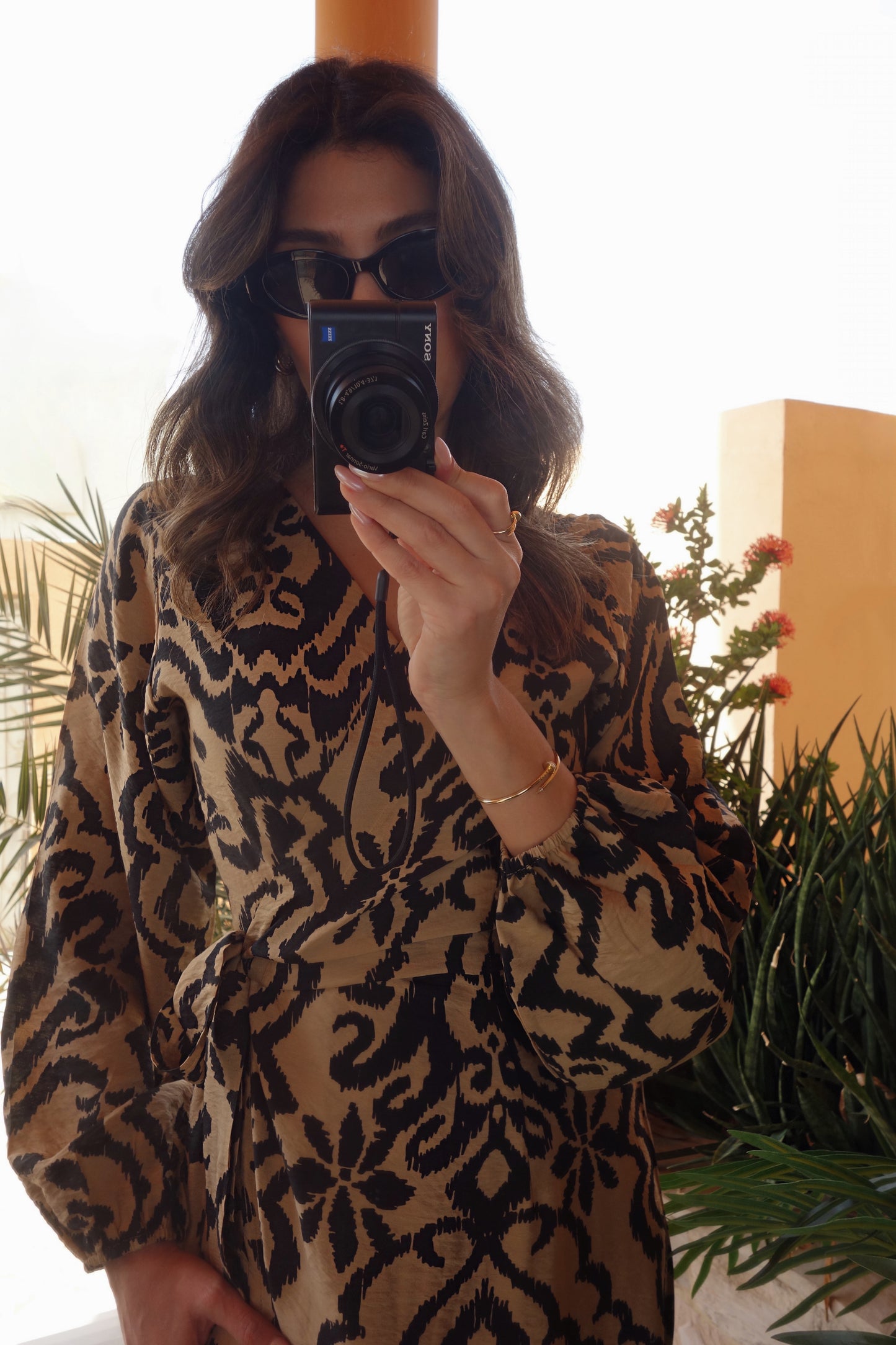 Sage Noir Wrap dress