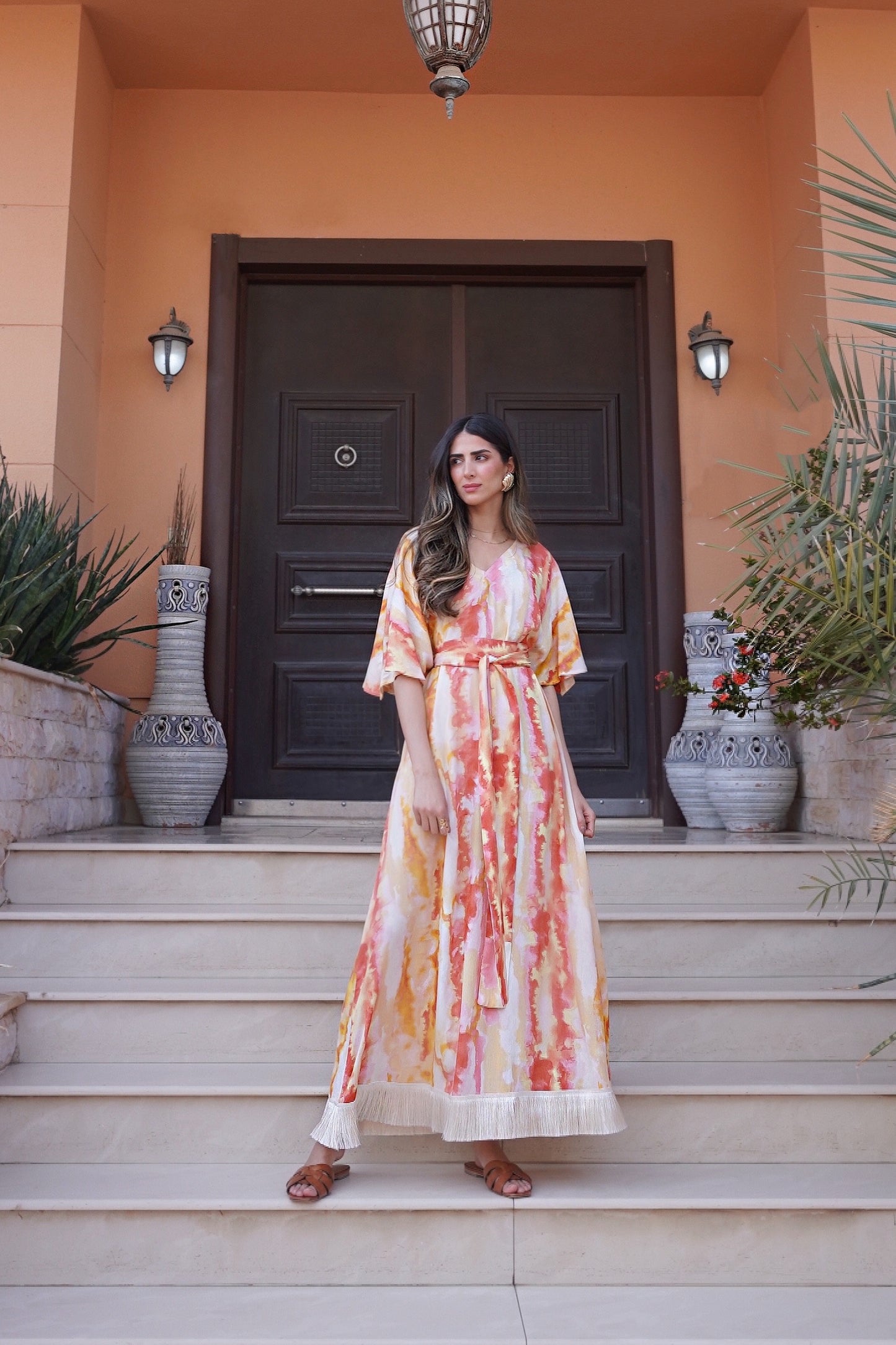 Harlow Tie Dye Kaftan